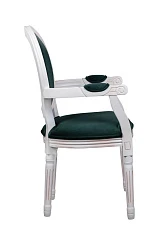 заказать Мягкий стул с подлокотниками Volker Arm Green