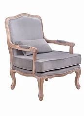 купить стильное Мягкое полукресло с подлокотниками Nitro Grey Velvet