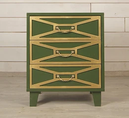 Прикроватная тумба "Emerald" арт DSC10523ETG Зеленый в интернет-магазине