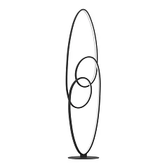 фото 901015 Светодиодный торшер GIANELLA, 38W(LED), алюминий, сталь, черный/пластик, белый, 3000K, 4400lm в интерьере