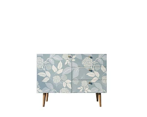 фото Комод "Berber" три ящика и дверка 39 принт арт BB34/Print_39