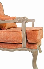 фото Мягкое полукресло с подлокотниками Nitro Orange в интерьере