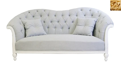 заказать стильные Французский диван для гостиниц Velina цвет желтый