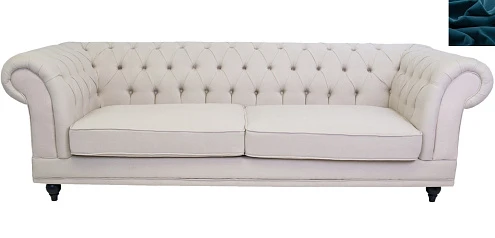 купить красивый Диван мягкий арт-деко Neylan синий