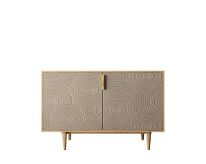 фото Комод с двумя дверками "Line" R18/beige в интерьере