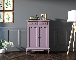 купить Комод «Leontina Lavanda» на 2 ящика 2 дверки арт ST9329RL в интернет-магазине