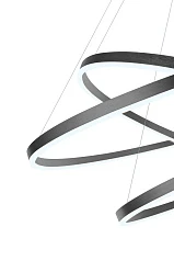 Люстра Orblaze 3 rings 1000 black в интернет-магазине