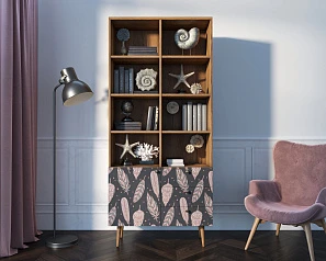 купить красивый Стеллаж на комоде "Berber" принт 40 арт BB44/Print_40 в интернет-магазине