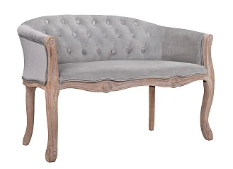 заказать стильные Двухместный дизайнерский диван Kandy Double Grey Velvet