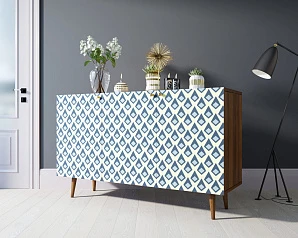 Комод "Berber" три дверки 13 принт арт BB01/Print_13 на заказ в интернет-магазине