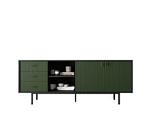 фото Комод с дверками и нишей "Emerson" арт EM15/green/L