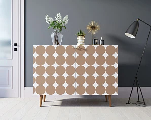 стильные Комод "Berber" две дверки 17 принт арт BB04/Print_17