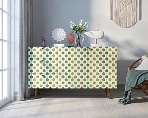 Комод "Berber" с двумя дверками и ящиками принт 24 арт BB17/Print_24 в интернет-магазине