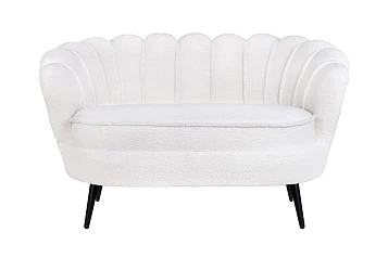 купить Двухместный диван Pearl Double Boucle на черных ножках