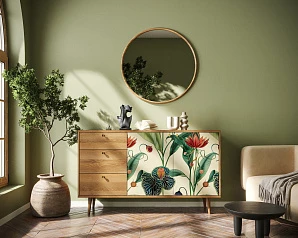 Комод "Berber" с двумя дверками и ящиками арт BB05/Print_55 в интернет-магазине