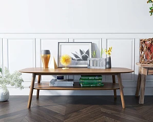 красивый Журнальный стол в Скандинавском стиле "Bruni" арт BR17 на заказ