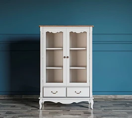 Шкаф "Leontina" для посуды низкий с ящиками арт ST9355/2 в интерьере