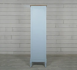 фото Шкаф "Leontina Blue" для посуды узкий/низкий арт ST9319B в интерьере