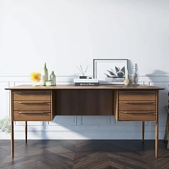 купить Рабочий письменный стол"Bruni" с ящиками арт BR47
