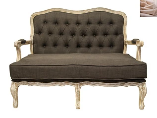 купить стильные Диван модерн прямой Yareli Brown V2 цвет бежевый в интернет-магазине