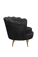 купить красивые Низкое кресло ракушка Pearl Black V2 в интернет-магазине