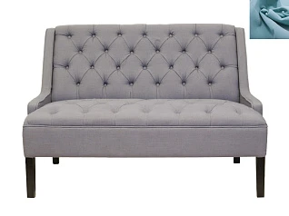 фото Американский диван Sommet голубой в интерьере