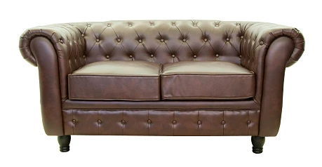 Диван Chesterfield Brown 2S в интерьере