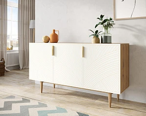купить стильный Комод с тремя дверками "Line" LN02/GR1/beige