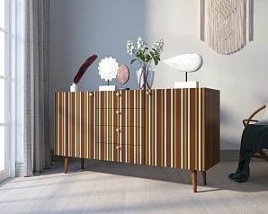 купить красивые Комод "Berber" с ящиками 20 принт арт BB14/Print_20