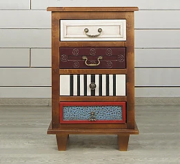 заказать стильные Тумба "Gouache Birch"  арт M10529ETG/1, разноцветная