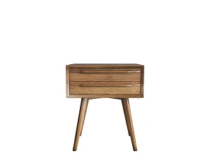 фото Тумба для прихожей в Скандинавском стиле "Bruni" с двумя ящиками в интерьере