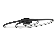 купить красивые 900947 Потолочный светильник диммируемый GIANELLA, 36W (LED), 3000K, 3960lm, L880, B335, H210, сталь, черный / пластик, белый в интернет-магазине