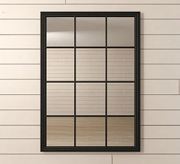 купить красивое Зеркало "Florence" черное арт 201-10BLKETG