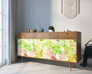 фото Комод "Berber" четыре дверки и четыре ящика 29 принт арт BB25/Print_29 в интерьере