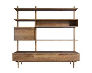 купить Стеллаж "Bruni" с ящиками арт BR-20