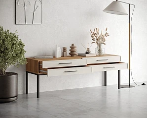 Консоль с четыремя ящиками "Nicole" арт NEM23 на заказ в интернет-магазине