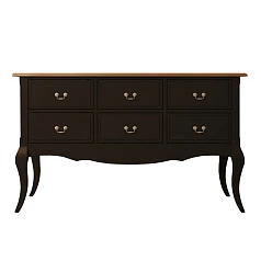заказать Консоль "Leontina Black" 6 ящиков арт ST9358BLK