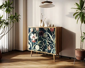 красивый Комод "Berber" пять ящиков арт BB36/Print_54