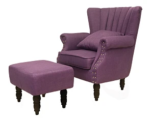 купить Кресло с пуфом Lab Violet V2