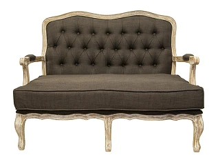 Прямой диван модерн Yareli Brown V2 коричневый в интернет-магазине