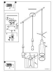 Подвесной потолочный светильник (люстра) PINTO 89833 в интернет-магазине