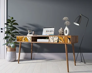 заказать Стол рабочий "Berber" принт 08 арт BB18/Print_08 в интернет-магазине