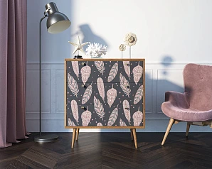 фото Комод "Berber" три ящика 40 принт арт BB40/Print_40 в интерьере