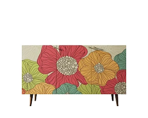 красивые Комод "Berber" три дверки 5 принт арт BB01/Print_05 в интернет-магазине