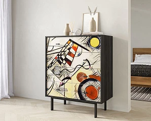 купить Комод на восемь ящиков "Emerson" by Kandinsky арт EM20/Print_01 в интернет-магазине