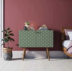 Комод на высоких ножках "Berber" малый принт 12 арт BB13/Print_12 в интернет-магазине