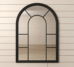 Зеркало "Venezia" черное арт 201-20BLKETG