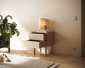 красивые Тумбочка с двумя ящиками "Alice" арт ALC17 на заказ