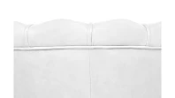 купить Низкое кресло ракушка Pearl White на черных ножках