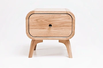 Тумба в Скандинавском стиле "Ellipse" с ящиком арт EL19 Коричневый